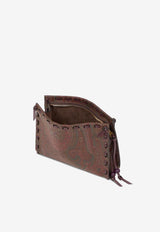 Etro Arnica 1984 Paisley Jacquard Shoulder Bag Brown WP2C0014-AE246 R2723
