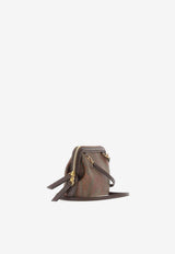Etro Paisley Jacquard Coated Canvas Shoulder Bag Brown WP2C0020-AA001 M0019