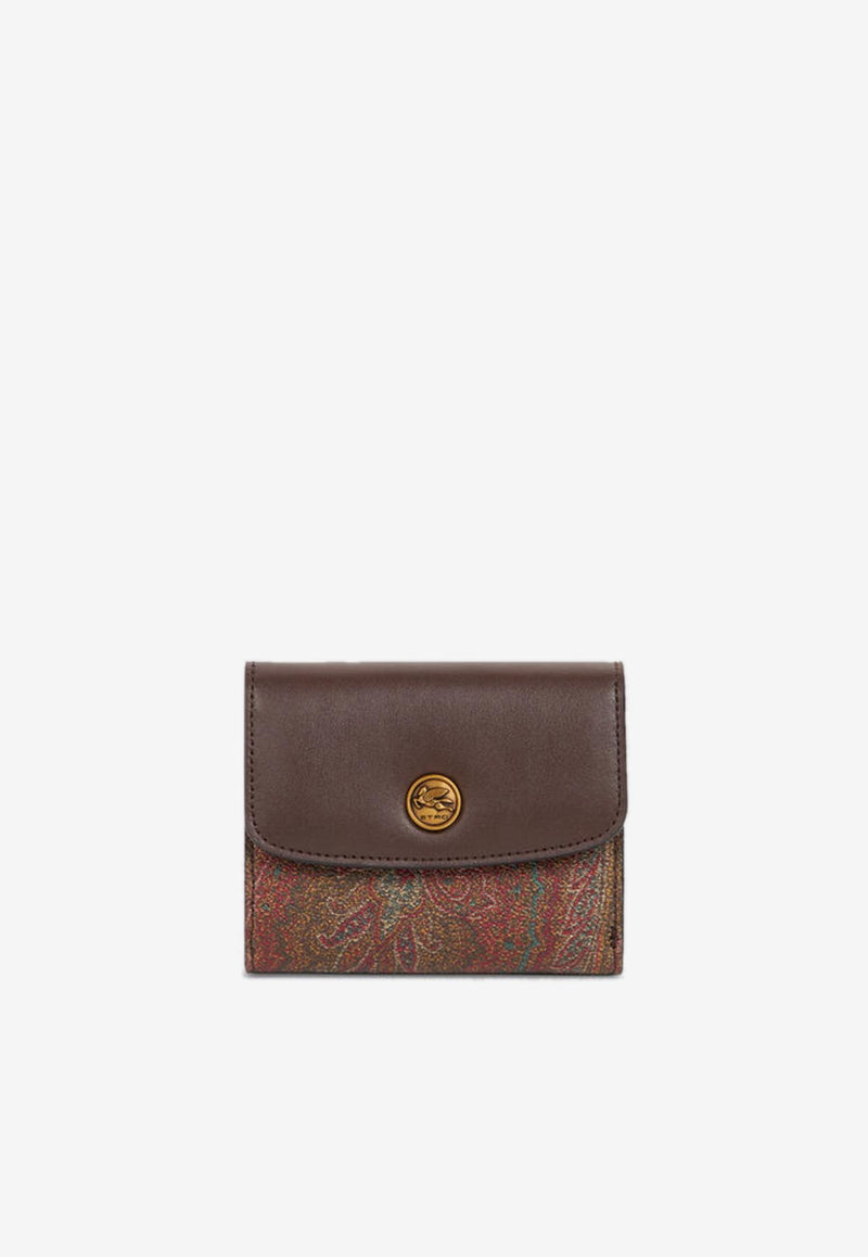 Etro Paisley Jacquard Wallet Brown WP2D0012-AA027 M0019