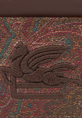 Etro Small Paisley Jacquard Cardholder Brown WP2E0001-AA001 M0019