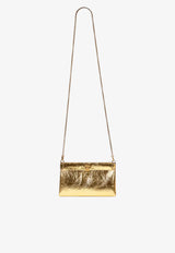 Etro Mini Clutch Talk in Laminated Leather Gold WP2S0003-AP414 S0998