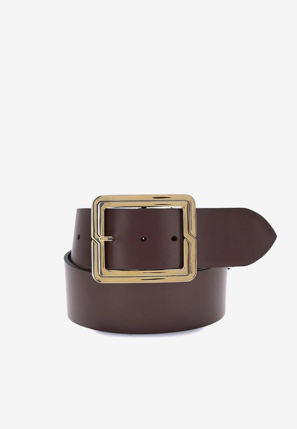 Etro Square-Buckle Leather Belt WP3B0046-AP238 R0108