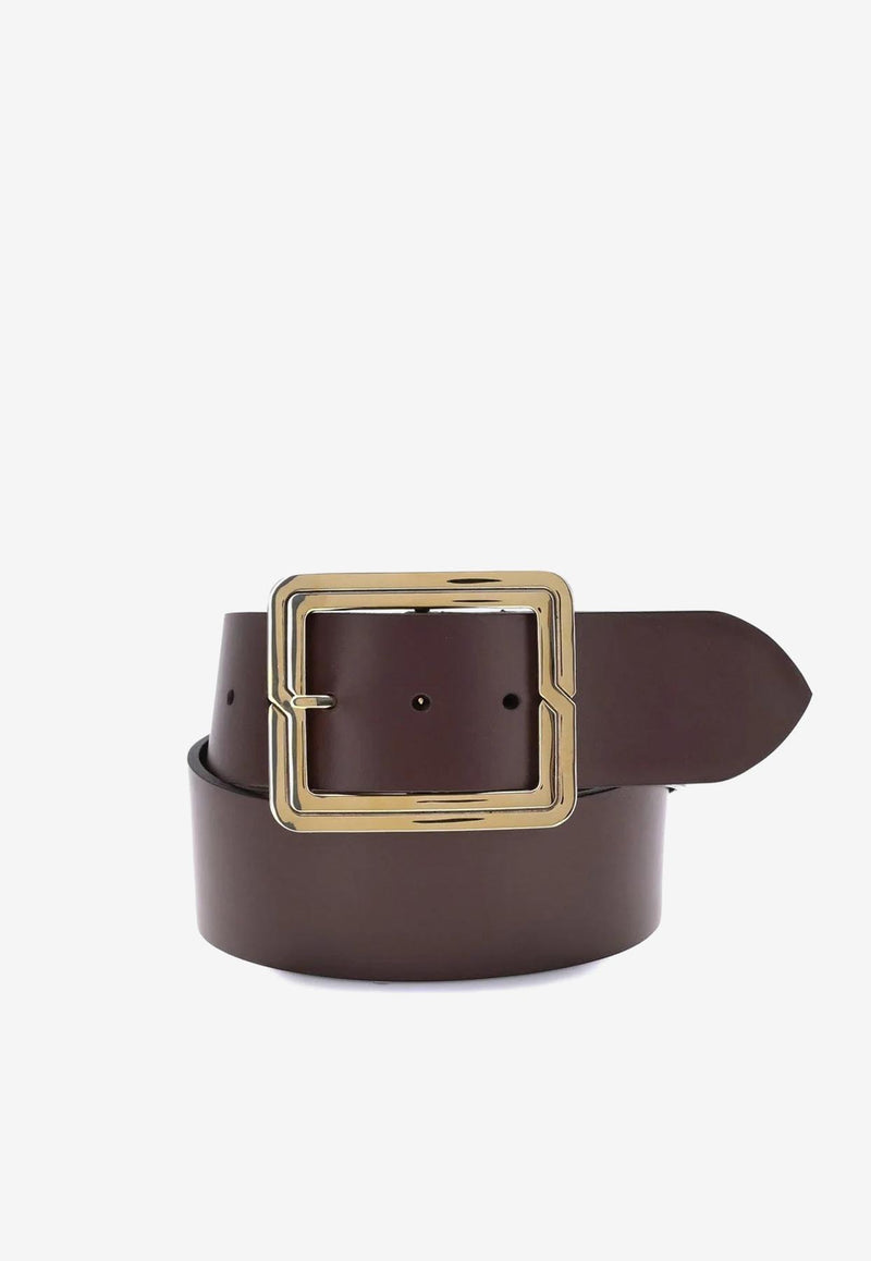 Etro Square-Buckle Leather Belt WP3B0046-AP238 R0108