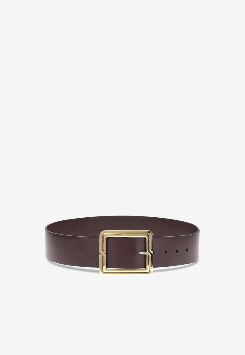 Etro Square-Buckle Leather Belt WP3B0046-AP238 R0108