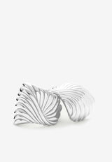 Missoma Jewellery Ripple Oversized Earrings Silver WR-S-E8-NSSILVER