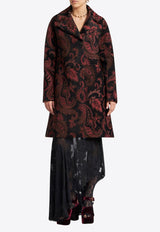 Etro Chenille Jacquard Single-Breasted Coat Black WRAA0002-99TJEA9 S9810