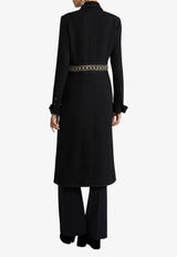 Etro Embellished Single-Breasted Coat Black WRAA0103-AR434 N0000