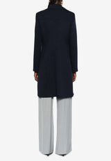 Etro Double-Breasted Wool-Blend Coat Navy WRAA0110-99TU2N9 B0387