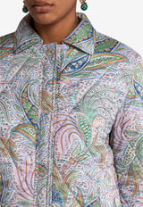 Etro Paisley Print Quilted Jacket Multicolor WRBA0043-99SASM3 X0830
