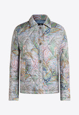 Etro Paisley Print Quilted Jacket Multicolor WRBA0043-99SASM3 X0830