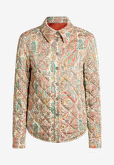 Etro Paisley Print Quilted Jacket Multicolor WRBB0026-99SASV5 X0893