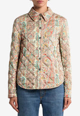 Etro Paisley Print Quilted Jacket Multicolor WRBB0026-99SASV5 X0893