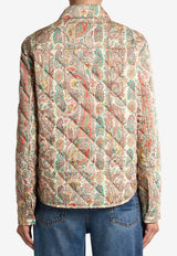 Etro Paisley Print Quilted Jacket Multicolor WRBB0026-99SASV5 X0893