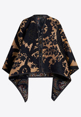 Etro Reversible Floral Jacquard Cape Multicolor WRBD001299TJE81S9883BLACK