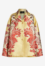 Etro Single-Breasted Jacquard Jacket Multicolor WRCA0029_99TFD02_S9840