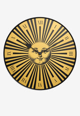 Fornasetti Sole Raggiante Wall Clock Gold WRCLO010