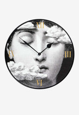 Fornasetti Tra Le Nuvole Wall Clock Multicolor WRCLO07