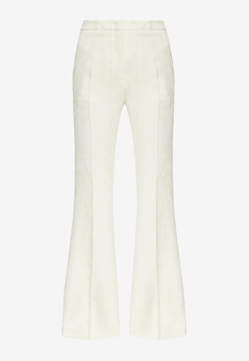 Etro Paisley Jacquard Tailored Pants White WREA0011-99TUDJ1 W0275