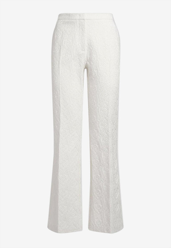 Etro Flared Paisley Jacquard Pants WREA0011-99TUEM0 W3789
