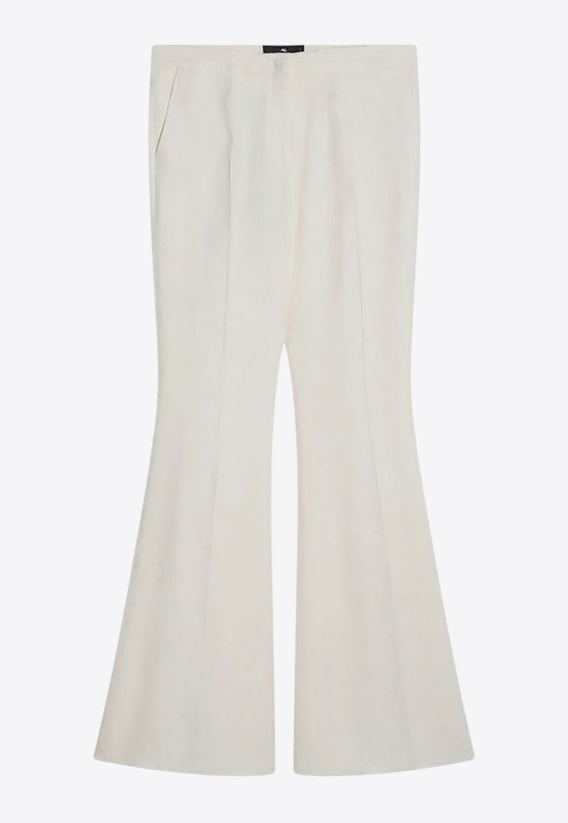 Etro Tailored Flared Pants White WREA001199TUDJ1/Q_ETRO-W0275