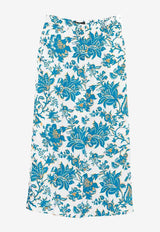 Etro Floral Print Cropped Pants Multicolor WREA0016-99SASW2 X0807