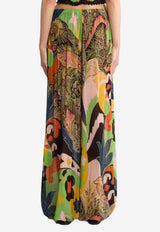 Etro Floral Paisley Print Wide-Leg Pants  Multicolor WREA0085-99SADJ6 X0885