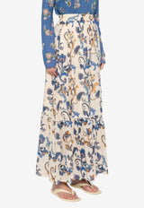 Etro Paisley Print Maxi Skirt Multicolor WRFA0114-99SA5J4 X0800