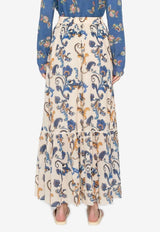 Etro Paisley Print Maxi Skirt Multicolor WRFA0114-99SA5J4 X0800