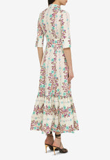 Etro Floral Print Midi Dress Multicolor WRHA001599SA587/O_ETRO-X0800