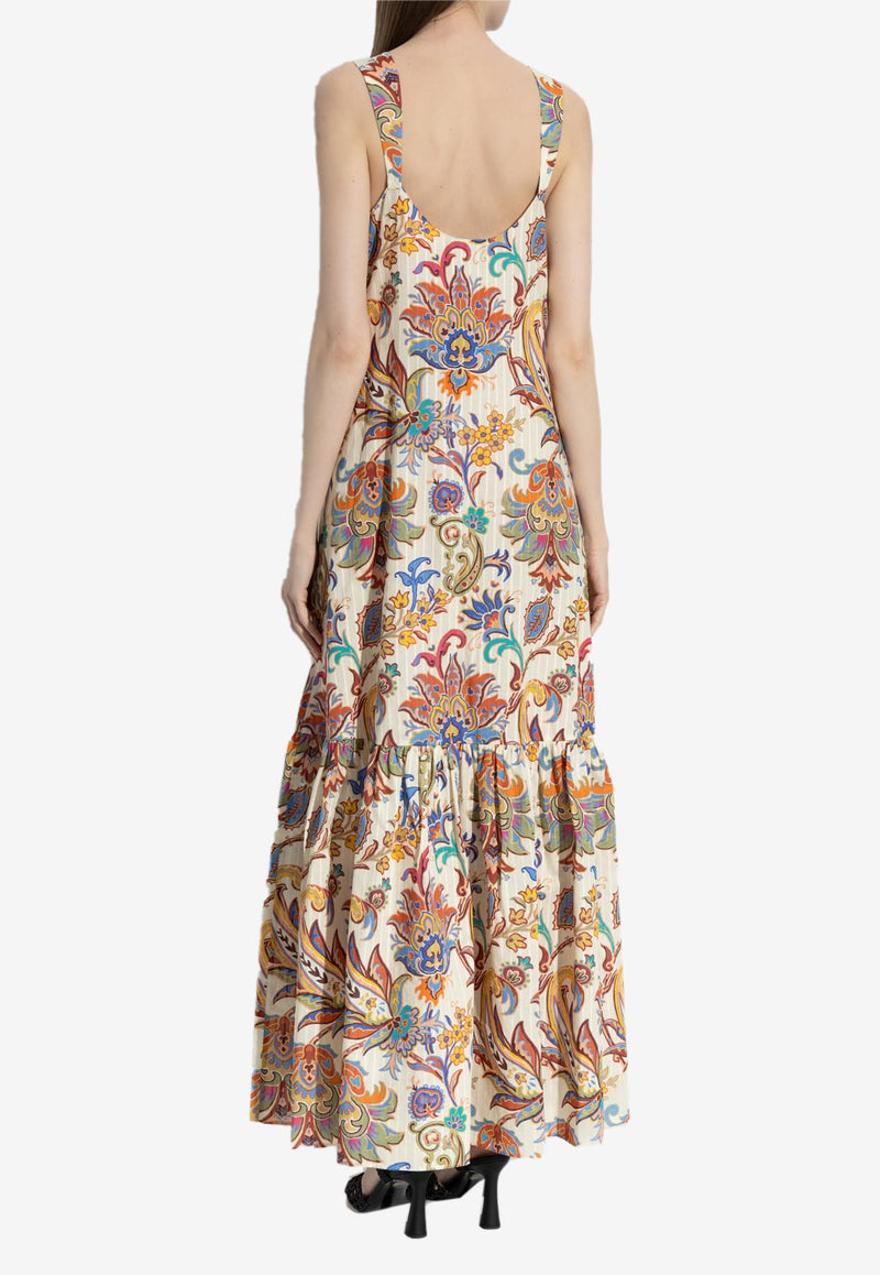 Etro Floral Maxi Dress WRHA0030-AKC11 X0800