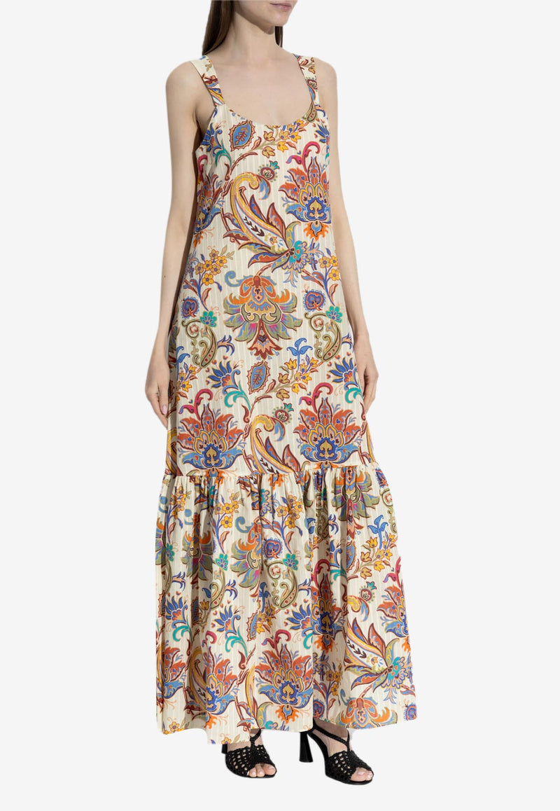 Etro Floral Maxi Dress WRHA0030-AKC11 X0800