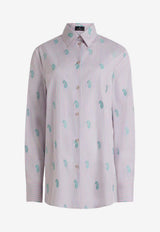 Etro Fil Coupé Paisley Jacquard Striped Shirt Multicolor WRIA0013-99TJ5D9 S9870