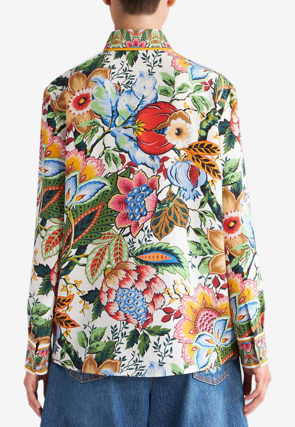 Etro Floral Print Long-Sleeved Shirt WRIA0013-AK028 X0800 Multicolor