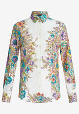 Etro Floral Print Long-Sleeved Shirt WRIA0020-99SAE84 X0800 Multicolor