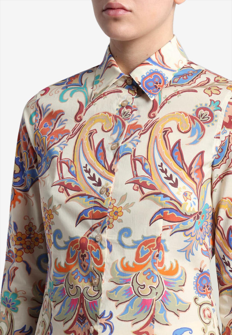 Etro Printed Poplin Shirt WRIA0020-99SAEE1 X0800