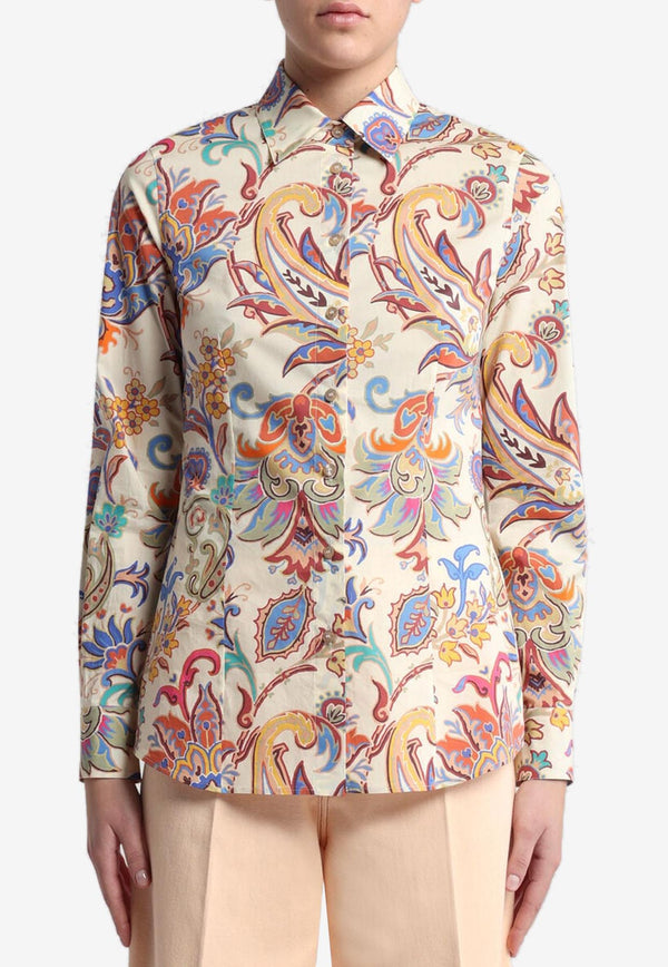 Etro Printed Poplin Shirt WRIA0020-99SAEE1 X0800