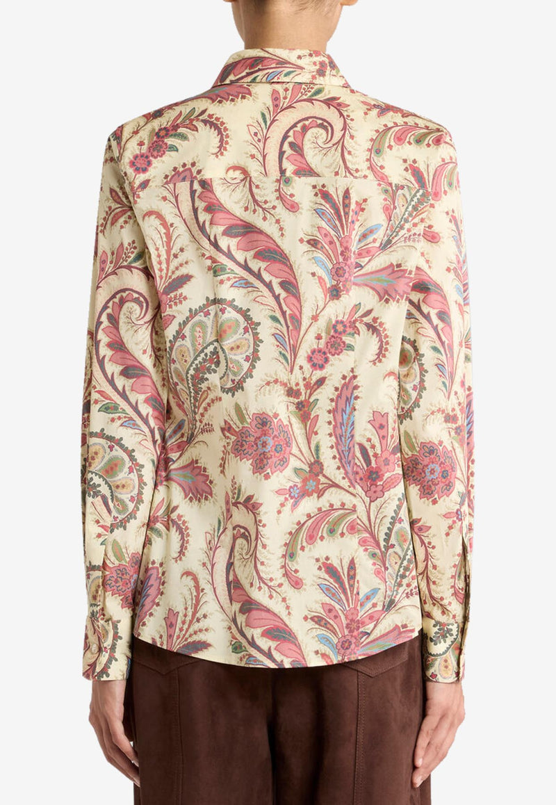 Etro Printed Poplin Shirt WRIA0020-99SAEE6 X0802