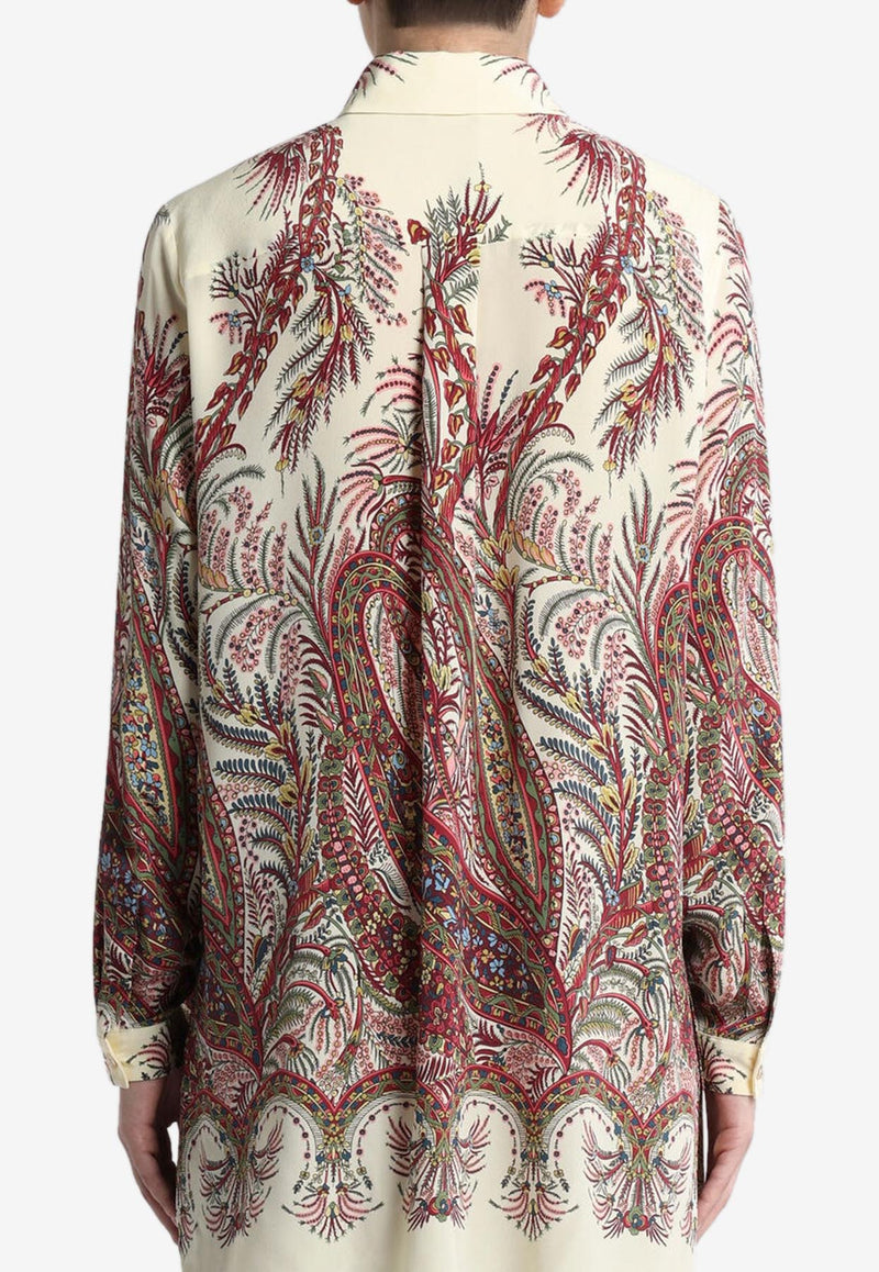 Etro Placed Print Silk Shirt WRIA0029-AKA36 X0801