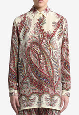 Etro Placed Print Silk Shirt WRIA0029-AKA36 X0801