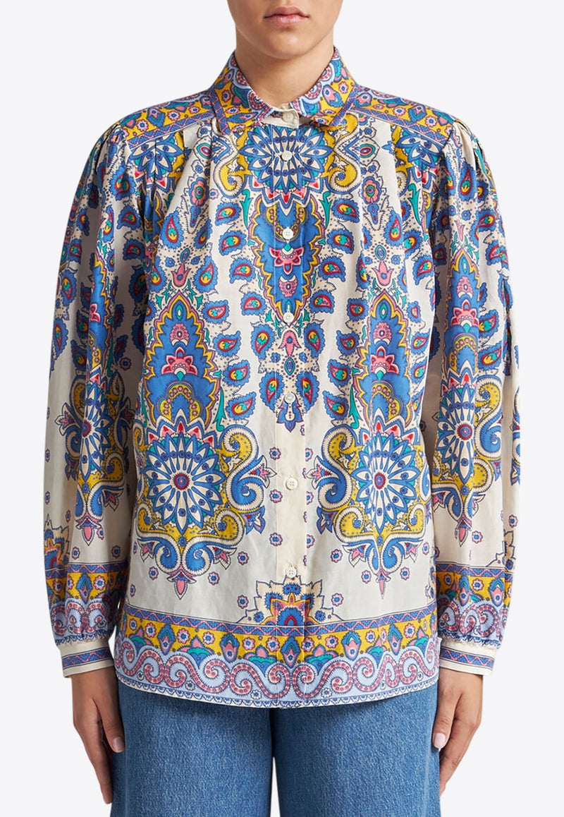 Etro All-Over Print Long-Sleeved Shirt Multicolor WRIA0047-AV604 X0800