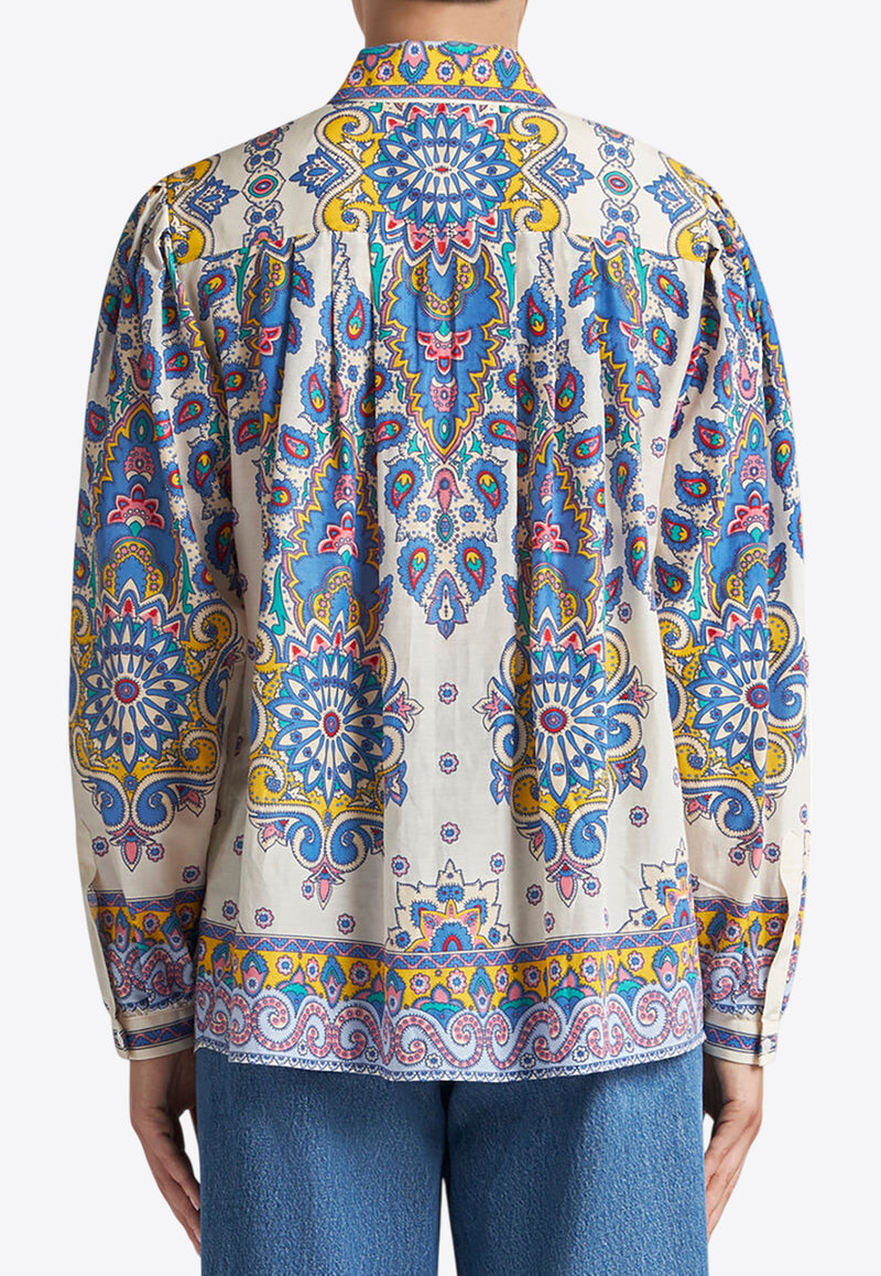 Etro All-Over Print Long-Sleeved Shirt Multicolor WRIA0047-AV604 X0800