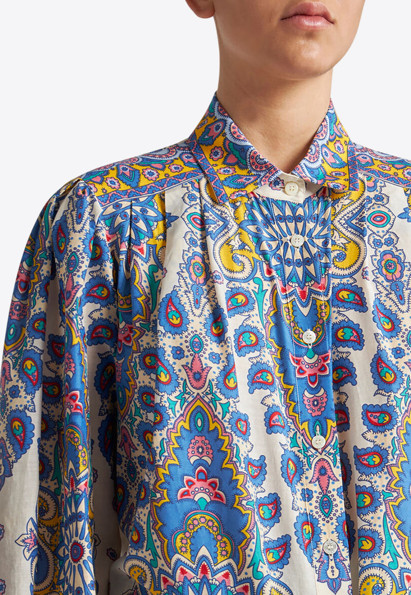 Etro All-Over Print Long-Sleeved Shirt Multicolor WRIA0047-AV604 X0800