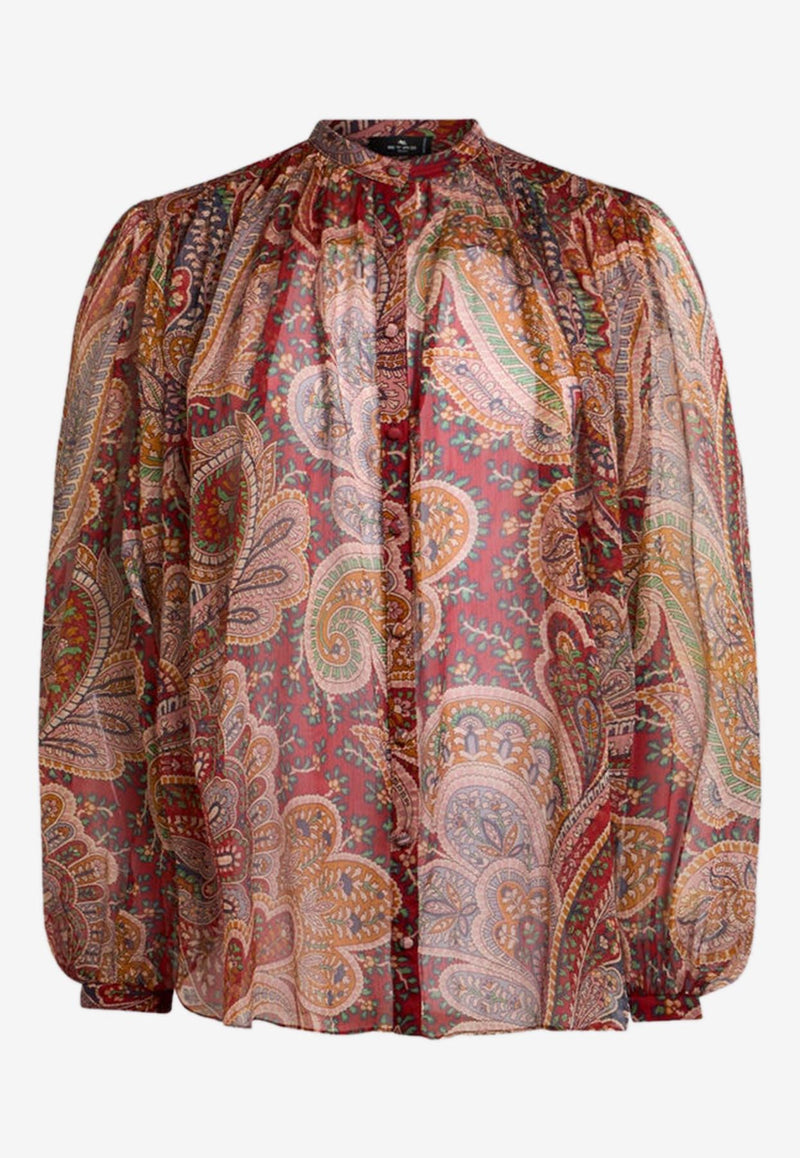 Etro Printed Silk Shirt WRIA0048-99SA1I9 X0867