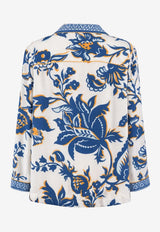 Etro Placed Floral and Fauna Print Shirt Multicolor WRIA0100-99SPSI9 X0806