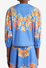 Etro Cotton Blouse with Print WRJA0088-99SP5G2 X0880