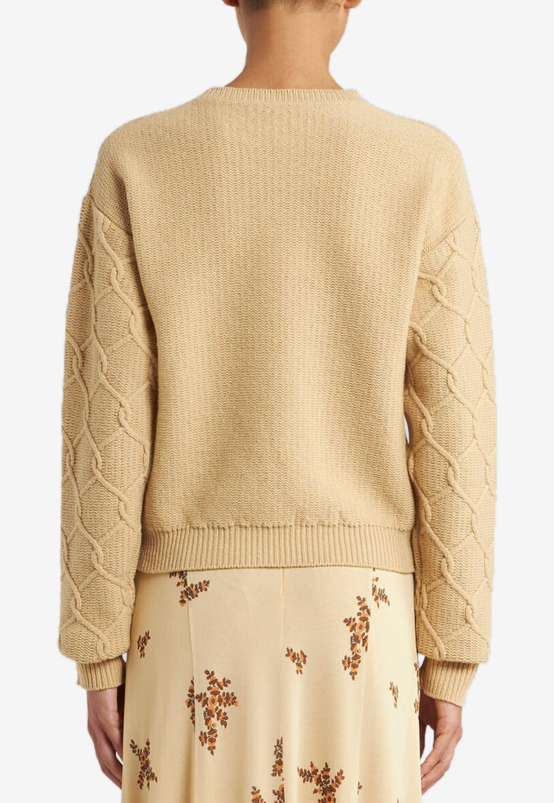 Etro Wool and Cashmere Jumper with Embroidery WRKE0252-AV706 M3791