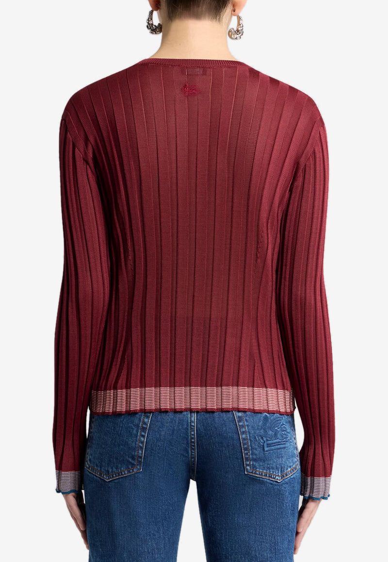 Etro Ribbed Sweater WRKE0316-AV707 F0130