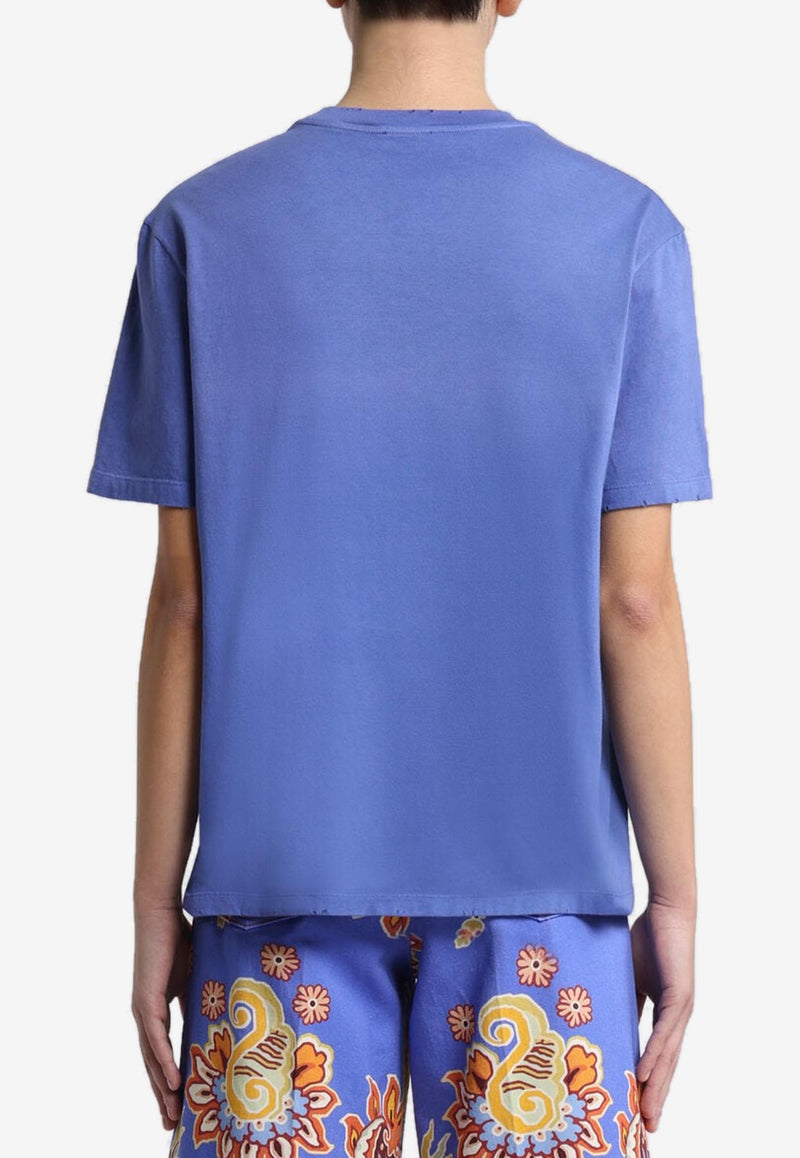 Etro X Agostino Iacurci Printed T-shirt WRMA0005-AKA30 B4401