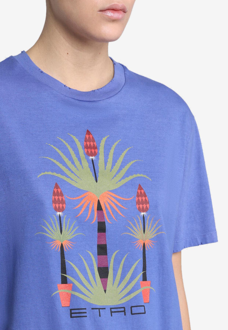 Etro X Agostino Iacurci Printed T-shirt WRMA0005-AKA30 B4401