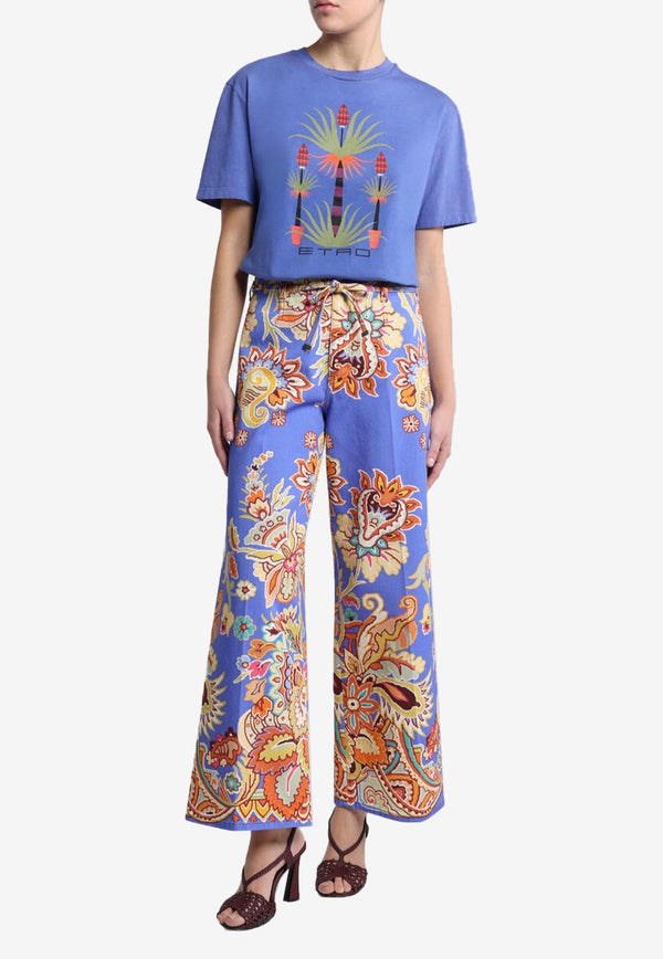 Etro X Agostino Iacurci Printed T-shirt WRMA0005-AKA30 B4401